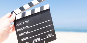 映画撮影の風景