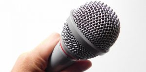 司会のマイク