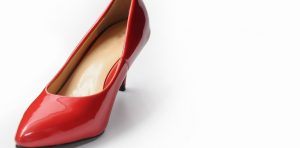 赤いハイヒール