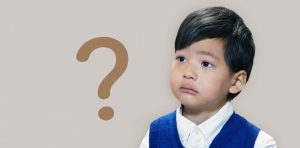 疑問を持つ少年